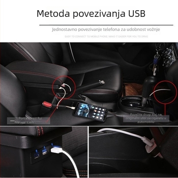 Kutija naslona za ruku za Suzuki Jimny JB74 (2018–2022) — plastika, Yidelon, mogućnost prilagodbe