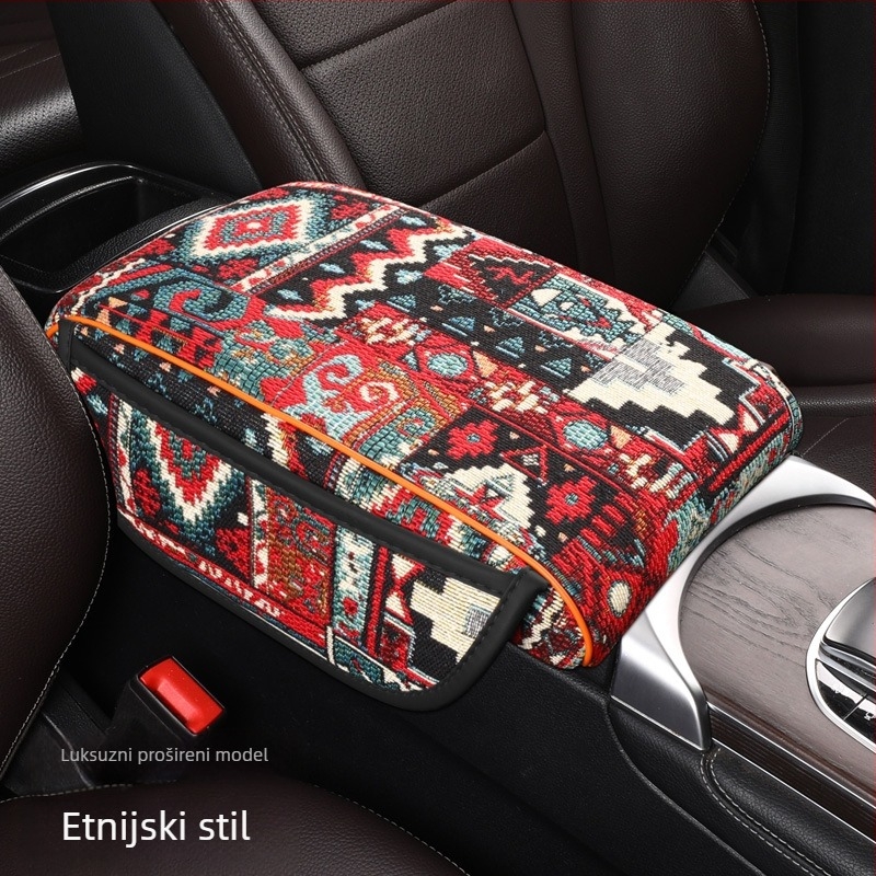 Jastučić za naslon za ruku s 3D tkaninom, univerzalni auto-interijer Tianchen, središnji jastučić za pohranu