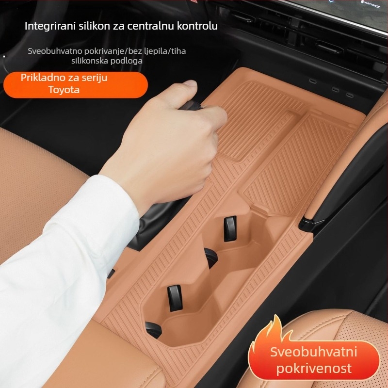 Silikonska podloga za središnju konzolu Toyota Camry 24-25 – unutarnja dekoracija, zaštita ručice mjenjača od ogrebotina