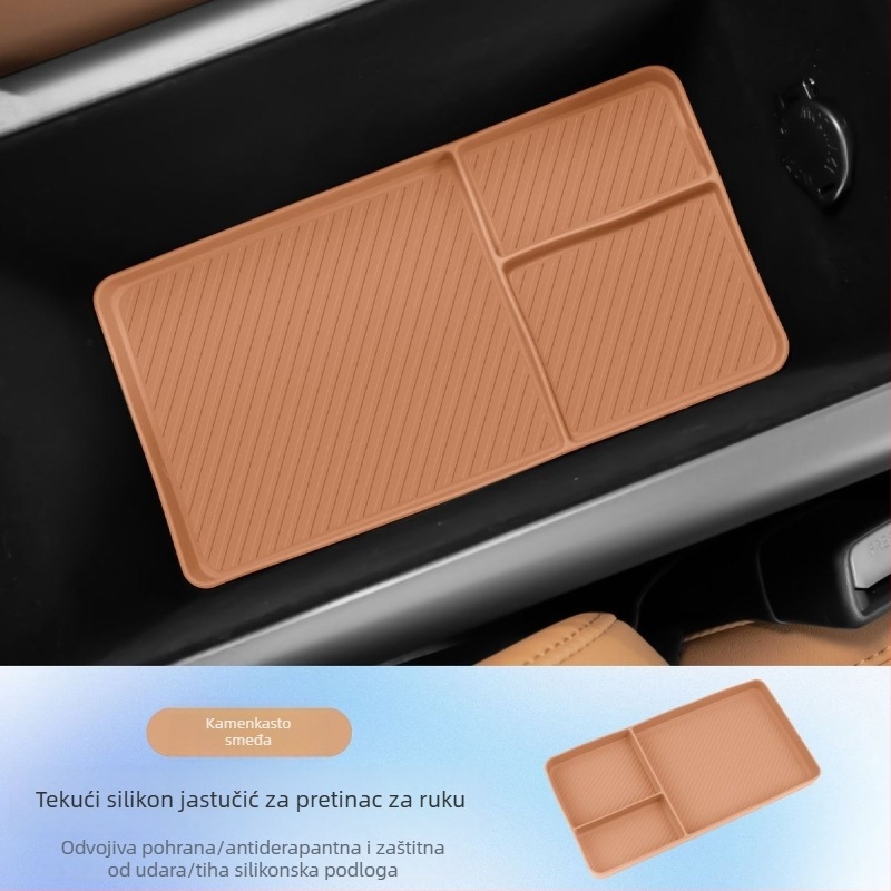 Silikonska podloga za središnju konzolu Toyota Camry 24-25 – unutarnja dekoracija, zaštita ručice mjenjača od ogrebotina
