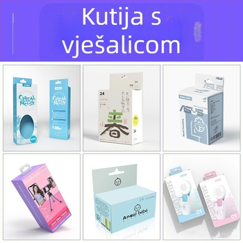 Prilagođena kutija za pakiranje od kraft papira s preklopnim kartonom, 350 gsm, toplinsko utiskivanje, srebrno utiskivanje, UV tisak i reljef — Tianli