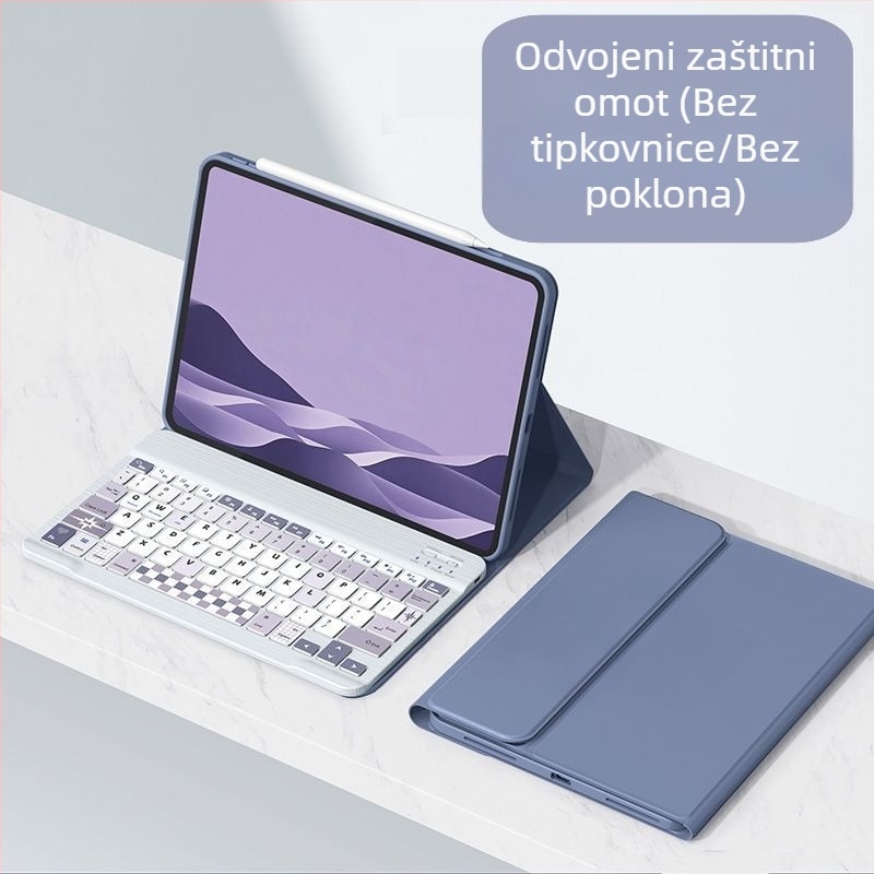 Zaštitna futrola s tipkovnicom za Apple iPad Pro 11, 11‑tipkovnica s numeričkim keypadom, Bluetooth, crtani dizajn
