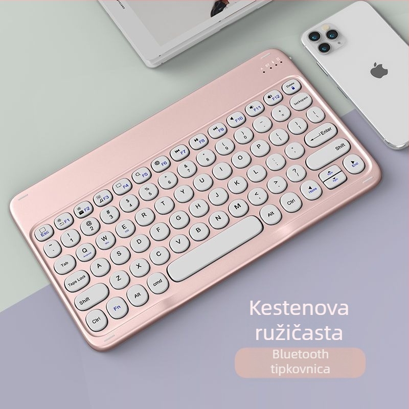 Bluetooth bežična tipkovnica s numeričkim blokom za tablete i telefone Apple, Huawei i Xiaomi