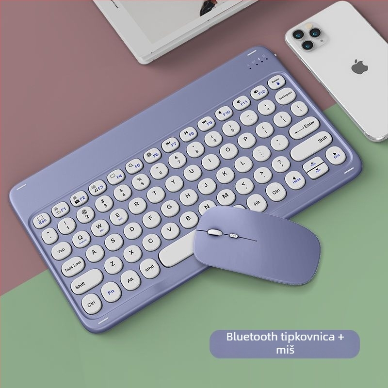 Bluetooth bežična tipkovnica s numeričkim blokom za tablete i telefone Apple, Huawei i Xiaomi
