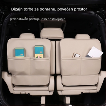 ALF40 Kožne stražnje naslonske jastučnice za Alphard/Vellfire – prednji, srednji i treći red, zaštita od prljavštine