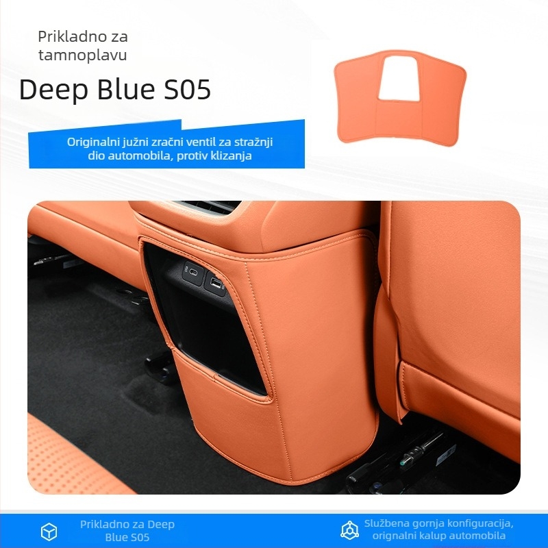 Oumeite S05-17 Zaštitna jastučić za vrata za unutrašnjost automobila, materijal TPE
