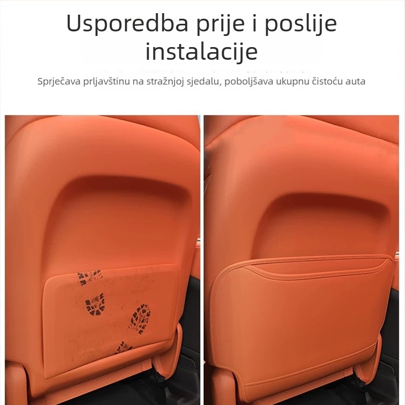 L6L7L8L9 zaštitnik stražnjeg naslona sjedala — Special, mikrovlaknasta koža, sve sezone, jednostavan stil.