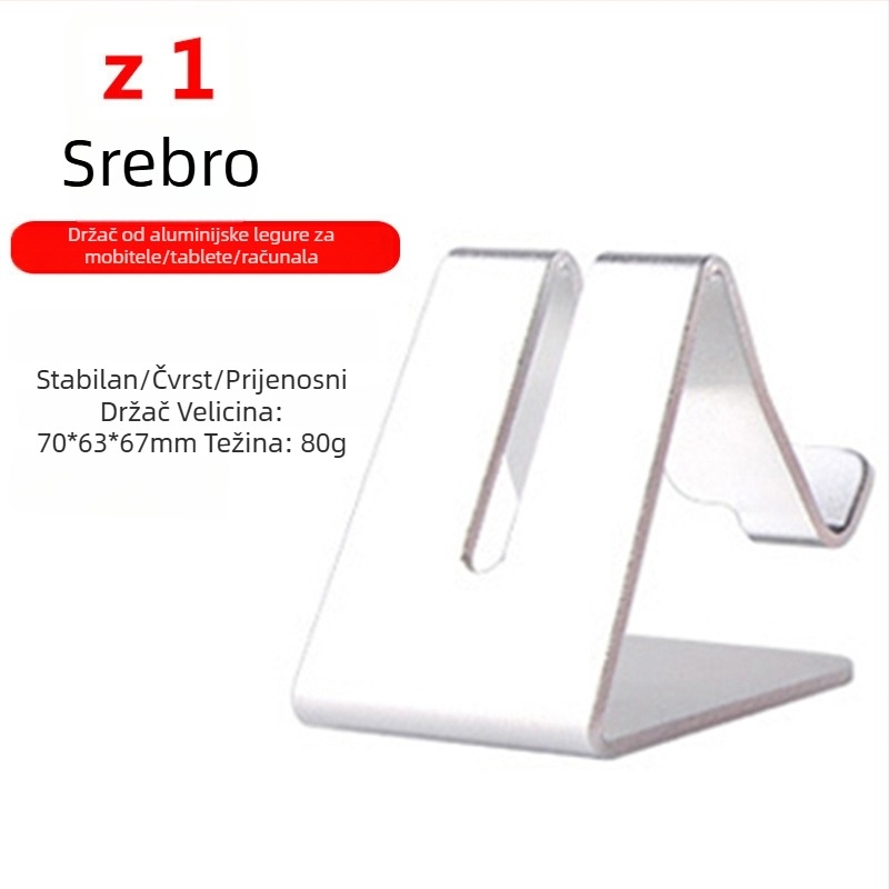 Metalni sklopivi stolni držač za tablete, telefone i game konzole — model ZZZ-N4, Dr. Tan