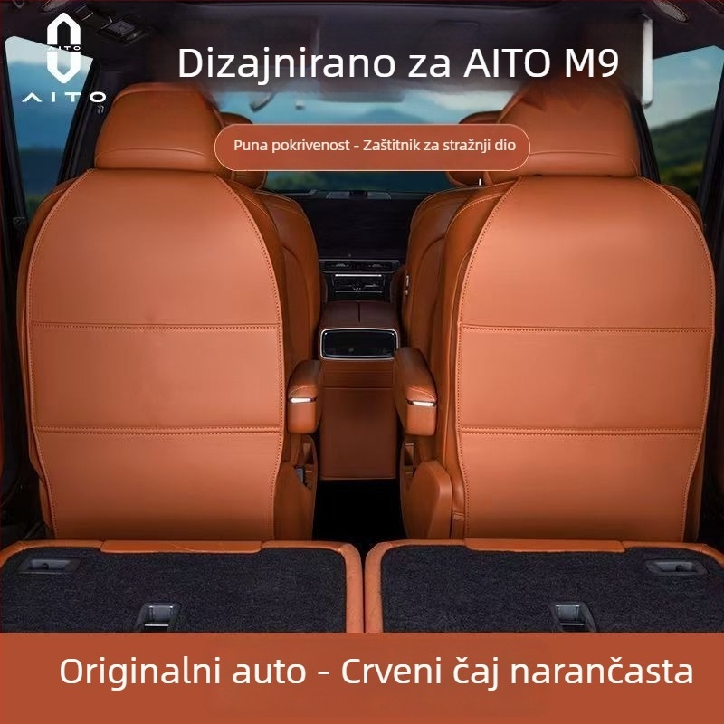 Zaštita stražnjeg sjedala – potpuno pokrivanje, koža, punilo od spužve, prilagođeni logotip, prilagođeno modelu automobila, otporno na habanje i ogrebotine