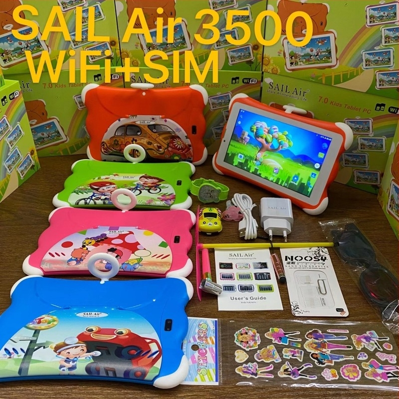 SAIL Air 3500 Android tablet za djecu, četverojezgreni 1,5GHz, 32GB flash, Dual SIM, IPS zaslon