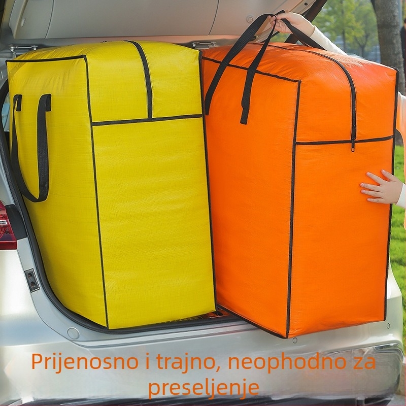 Torba za preseljenje velikog kapaciteta, najlonska kubičnog oblika, sklopiva, višenamjenska za preseljenje i skladištenje