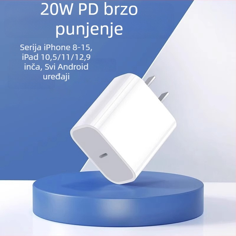 Pleteni USB-C–USB-C podatkovni kabel, 60W brzo punjenje, duljina 1–2 m, za Apple tablete