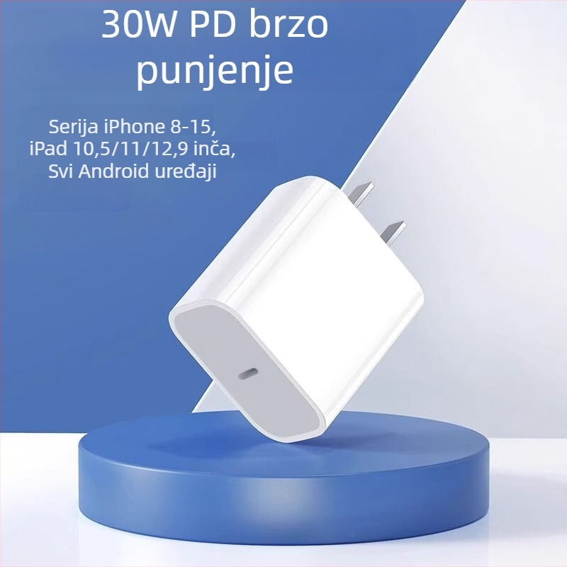 Pleteni USB-C–USB-C podatkovni kabel, 60W brzo punjenje, duljina 1–2 m, za Apple tablete