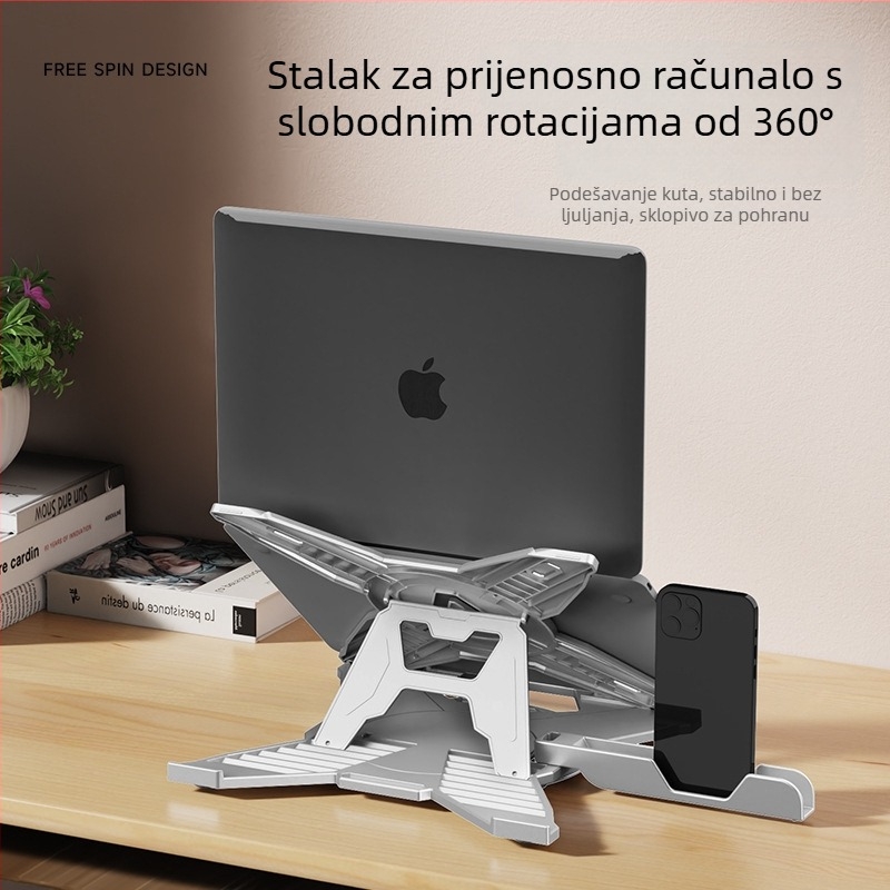 Držač za prijenosno računalo, sklopivi (model 278; težina 423 g; kategorija: držač za prijenosno računalo; lansiran 2024)