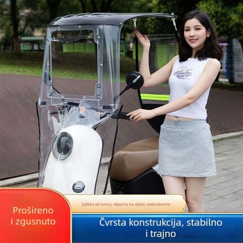 Sjenilo za prednje vjetrobransko staklo vozila — otporno na habanje, za električna vozila, motocikle i skutere