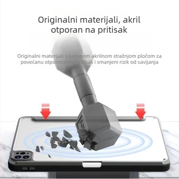 Akrilni zaštitni kućište s tri preklopa za iPad Pro 11 i 12,9 inča – Air67/Mini67