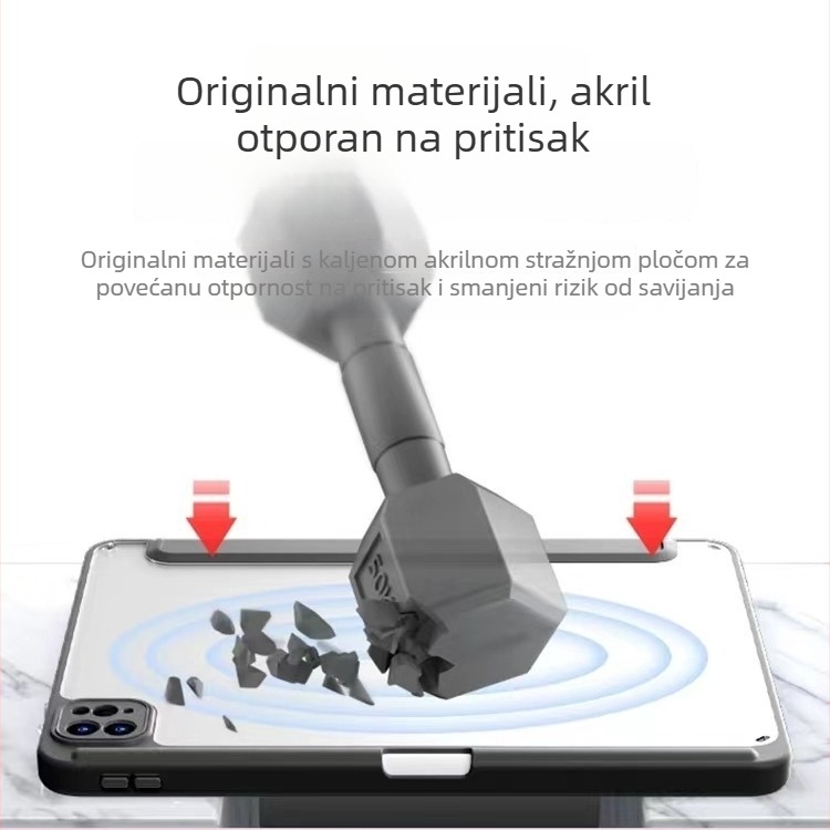 Akrilni zaštitni kućište s tri preklopa za iPad Pro 11 i 12,9 inča – Air67/Mini67