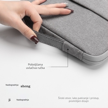 Navlaka za laptop s ručkom, kompatibilna s 13,3-inč MacBook Air i 14-inč Huawei