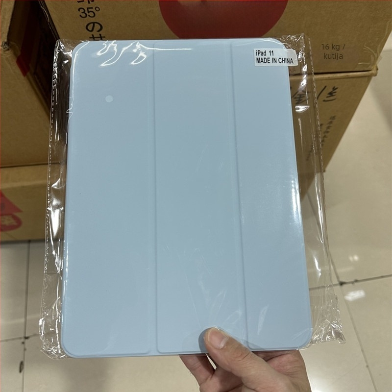 Kožno kućište za iPad s magnetskim dvostrukim klipom, funkcija spavanja, otporan na padove, kompatibilno s iPad Pro 11, Air 6 i Pro 13, 10.9 inča