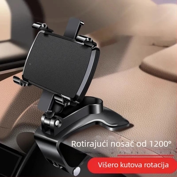 Držač za mobitel u automobilu za ventilaciju – kompatibilan s navigacijom, japanski stil (ABS plastika; model 2024; izuzetno stabilan)
