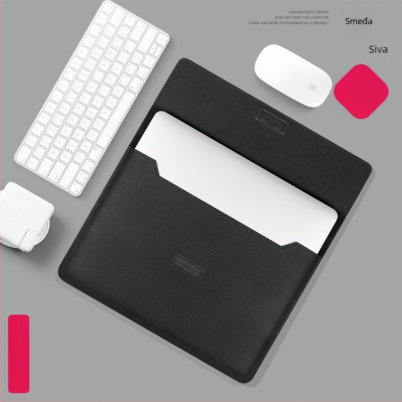 OLCK unutarnja torbica za MacBook Pro/Air i druge; materijali: umjetna koža, filc; tip: liner bag; kompatibilnost: MacBook Pro/Air i ostalo