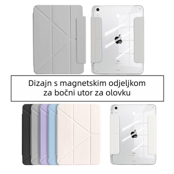 Zaštitna torbica s odvojivim pretincom za olovku, kompatibilna s Air 6, iPad Pro 12.9, Huawei 11 i Apple tabletima, akrilni završetak, ploski dizajn, 10.2 inča