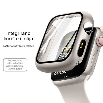 Za Apple Watch 9 zaštitna futrola s tvrdom staklom i integriranom djelomičnom trakom