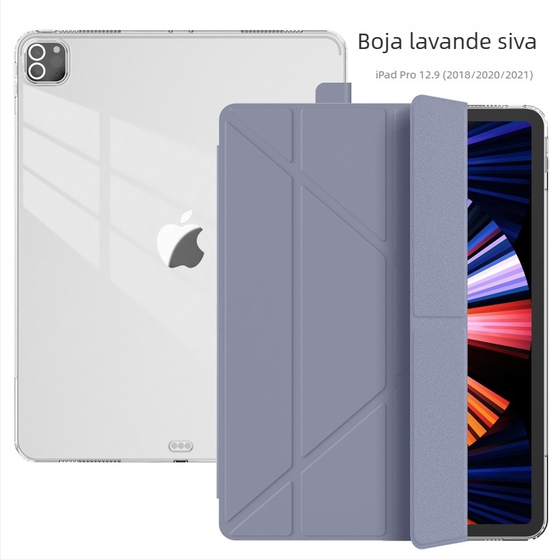 Višestruko sklopiva silikonska mekana futrola s držačem za iPad Pro 12.9/11 i 9.7 inča