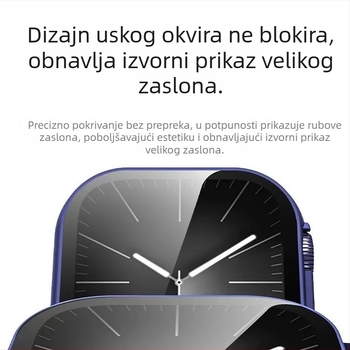 Zaštitno kućište za Apple Watch, 360° potpuno pokriveno, otporno na prašinu, integrirani zaštitni film zaslona, model S9