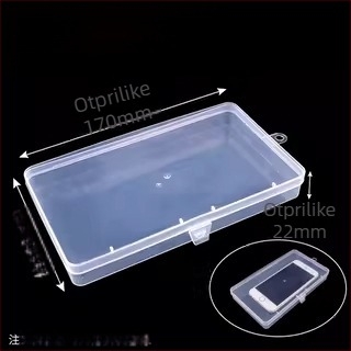 Prozirna plastična kutija za organiziranje elektroničkih komponenti i vijaka — organizator za matične ploče, čvrst okvir