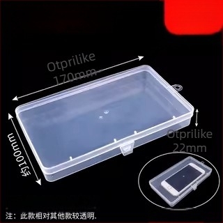Prozirna plastična kutija za organiziranje elektroničkih komponenti i vijaka — organizator za matične ploče, čvrst okvir