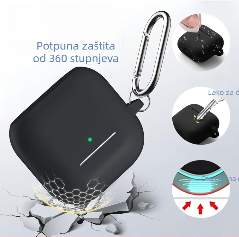 Silikonska zaštitna futrola za AirPods Pro 3 – mekani omotač, injekcijsko oblikovanje, Apple