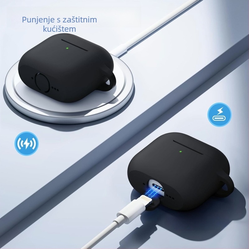 Silikonska zaštitna futrola za AirPods Pro 3 – mekani omotač, injekcijsko oblikovanje, Apple