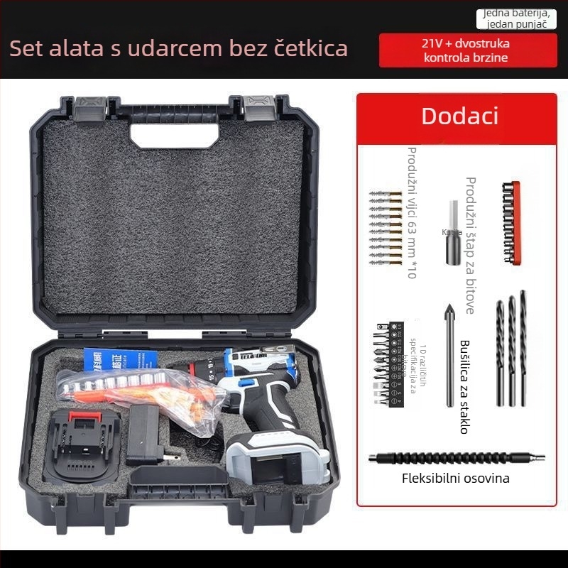 Kućni set alata – više od 100 komada, alati za demontažu, za kućne popravke i instalacije