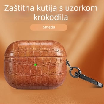 Kućište AirPods Pro 2 – TPU materijal, reljefna tekstura krokodilske kože, sveobuhvatna zaštita za AirPods Pro 2