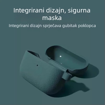 Silikonska futrola za AirPods Pro s uzorkom lychee, mekana ovojnica, cartoon stil, injekcijsko oblikovanje, kompatibilno s Apple AirPods Pro