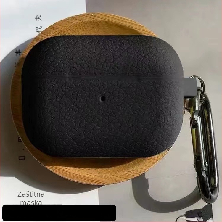 Silikonska futrola za AirPods Pro s uzorkom lychee, mekana ovojnica, cartoon stil, injekcijsko oblikovanje, kompatibilno s Apple AirPods Pro