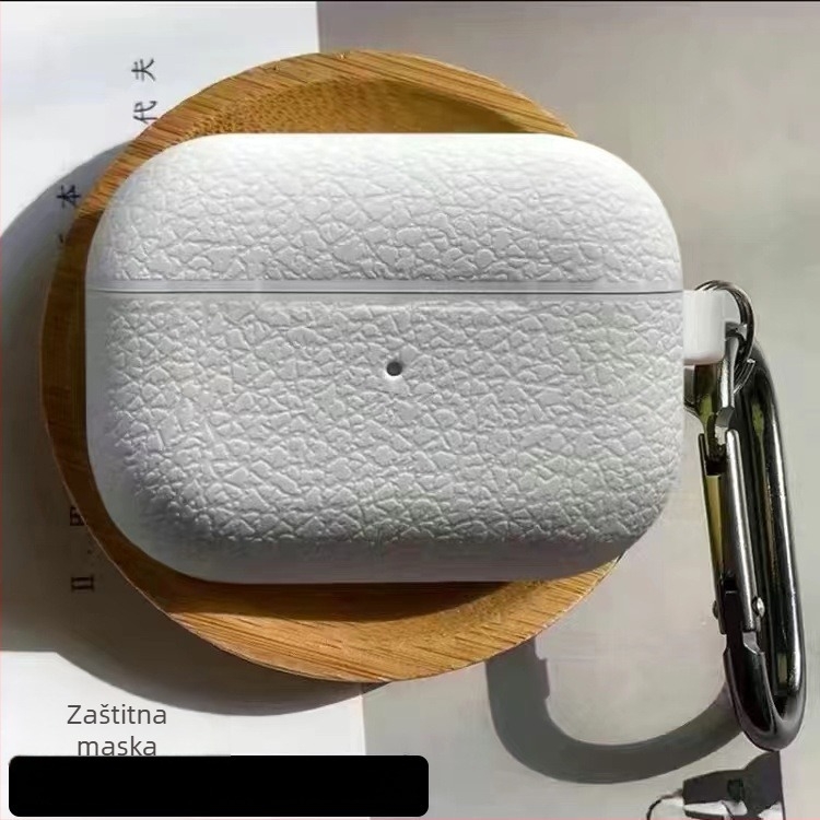 Silikonska futrola za AirPods Pro s uzorkom lychee, mekana ovojnica, cartoon stil, injekcijsko oblikovanje, kompatibilno s Apple AirPods Pro