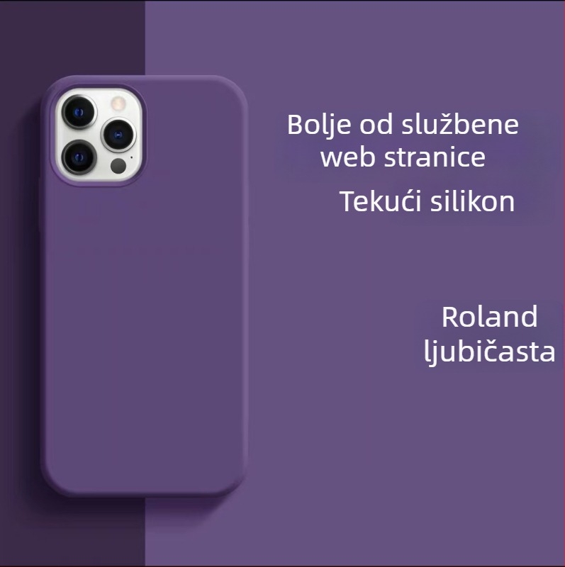 Kućište od tekućeg silikona s potpunom zaštitom i otpornošću na pad za iPhone 14 Pro Max i 14 Plus
