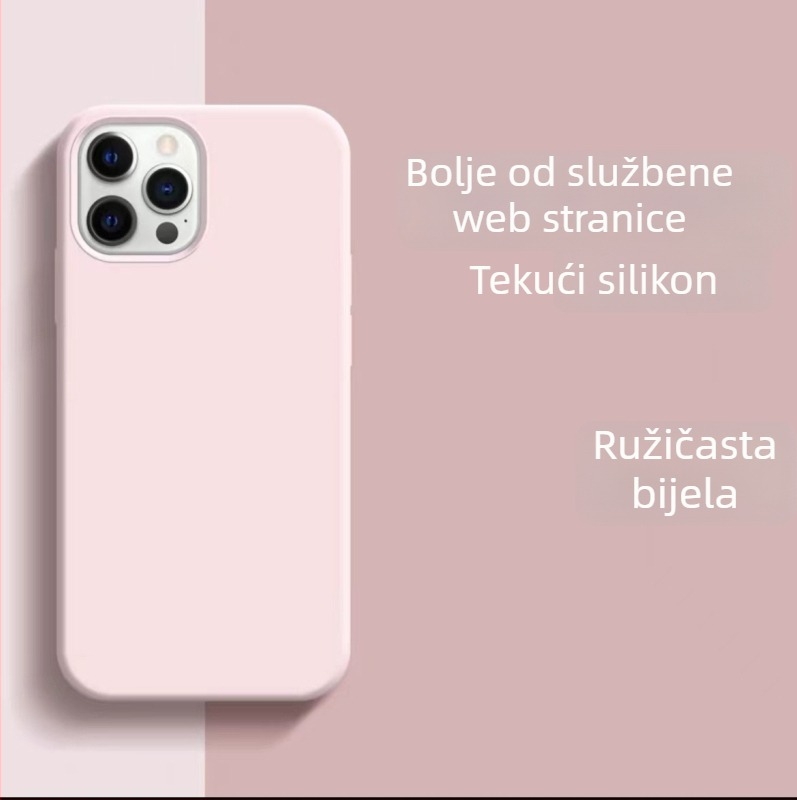 Kućište od tekućeg silikona s potpunom zaštitom i otpornošću na pad za iPhone 14 Pro Max i 14 Plus
