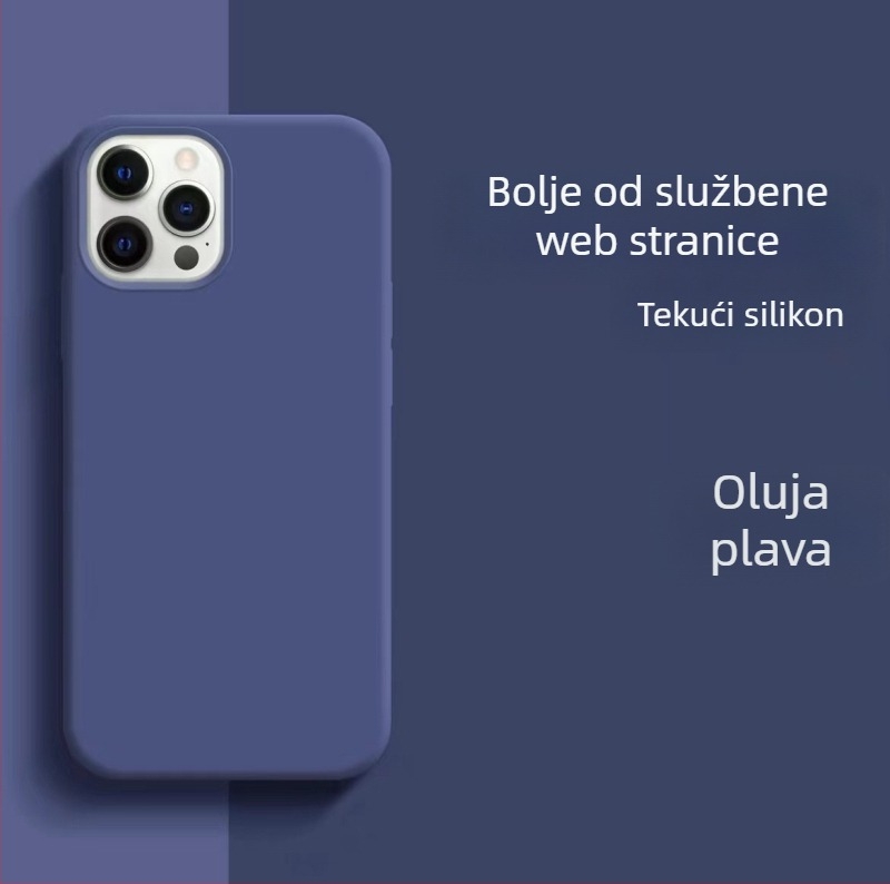 Kućište od tekućeg silikona s potpunom zaštitom i otpornošću na pad za iPhone 14 Pro Max i 14 Plus