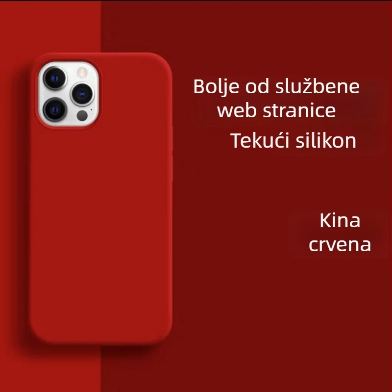 Kućište od tekućeg silikona s potpunom zaštitom i otpornošću na pad za iPhone 14 Pro Max i 14 Plus