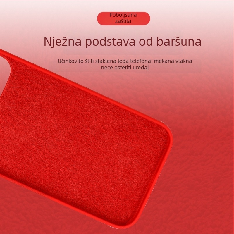 Kućište od tekućeg silikona s potpunom zaštitom i otpornošću na pad za iPhone 14 Pro Max i 14 Plus