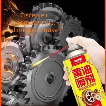 Sprej za mazanje za brave i šarke vrata i prozora; uklanjanje hrđe i podmazivanje; otpornost na temperaturu do 99°C