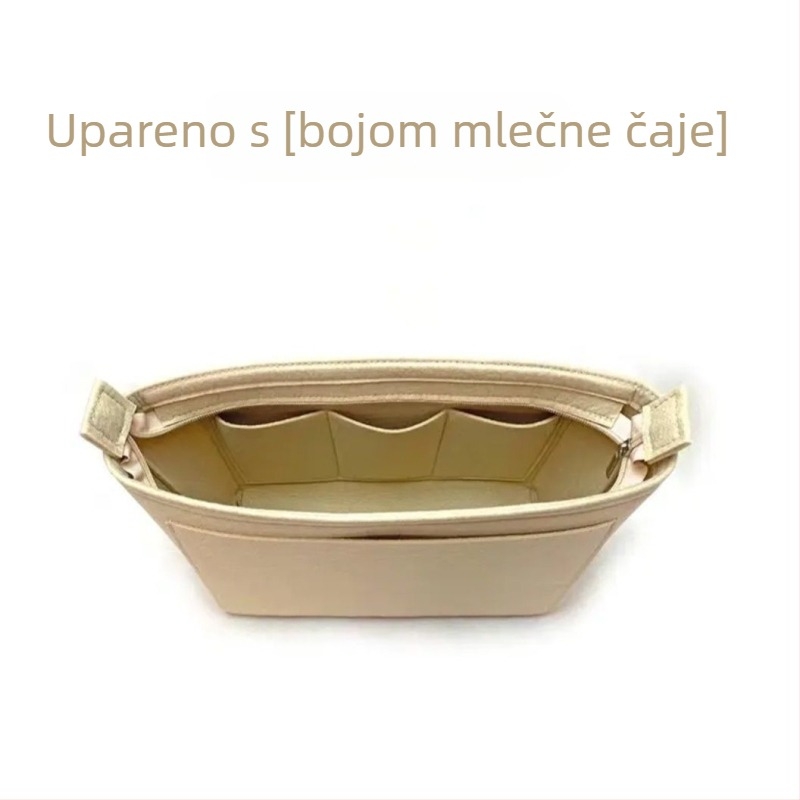 City33 Tote torba — unutarnja podstava za torbu, dumpling bag umetnuti, preklopni organizator s završetkom protiv krađe