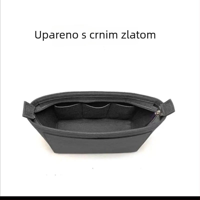 City33 Tote torba — unutarnja podstava za torbu, dumpling bag umetnuti, preklopni organizator s završetkom protiv krađe