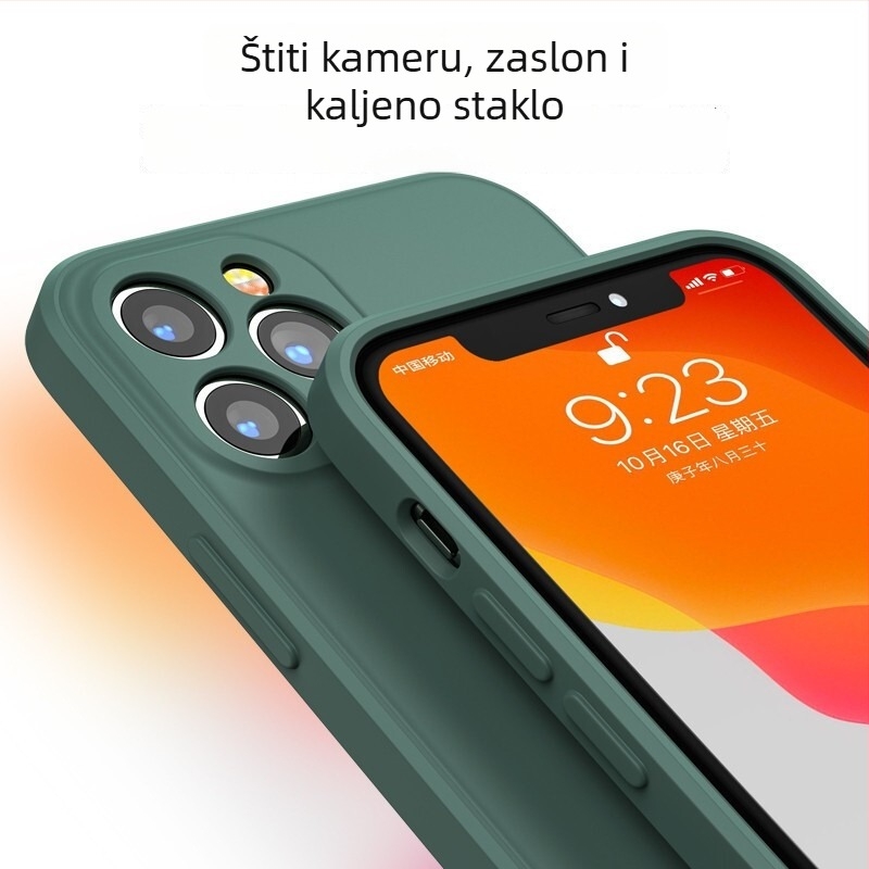 Redmi K70 Supreme Edition futrola – novi tekući silikon, ravni rubovi, potpuno prekrivanje, zaštita od padova