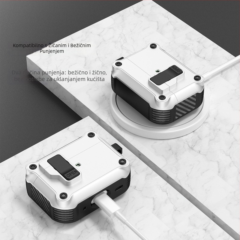 TPU tvrdi kućište za AirPods Pro 3, Pro 2 i AirPods 4 – kućište tvrde plastike, injekcijsko oblikovanje, kompatibilno