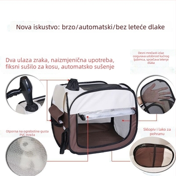 Treća generacija kutije za sušenje kućnih ljubimaca, automatsko kućno sušenje za mačke, kućna upotreba, snaga <1000W, napajanje ≤36V