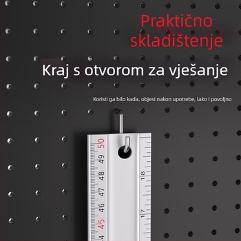 Delixi Electric Potpuno aluminijsko pravokutno ravnalo s 90°, debeli, višenamjenski, visoka preciznost za drvarstvo